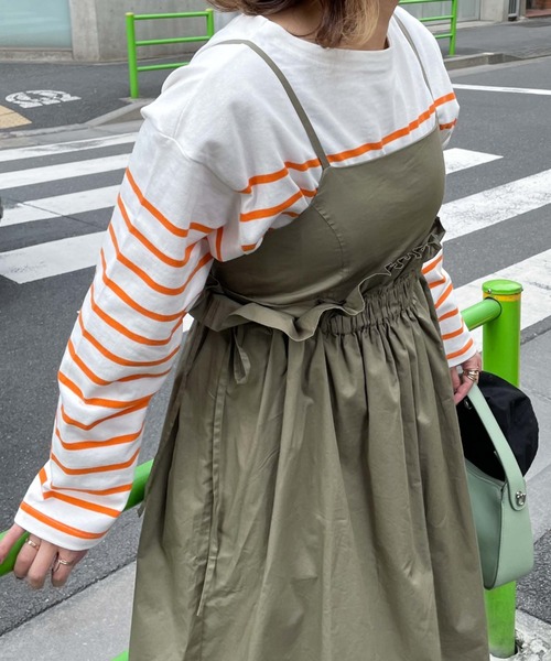 archives（アルシーヴ）の「【Limited item】MULTI WAY CAMISOLE ONE-PIECE（ワンピース・レディース・カーキ/ブラック/オフホワイト/アイボリー・MEDIUM）」の21枚目の写真