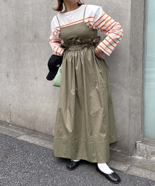 archives（アルシーヴ）の「【Limited item】MULTI WAY CAMISOLE ONE-PIECE（ワンピース・レディース・カーキ/ブラック/オフホワイト/アイボリー・MEDIUM）」の13枚目の写真