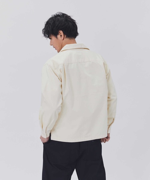 BACK NUMBER（バックナンバー）の「【BACK NUMBER】ミリタリーシャツ（シャツ/ブラウス・メンズ・ブラック/オフホワイト/オリーブ・M/L/XL）」の6枚目の写真