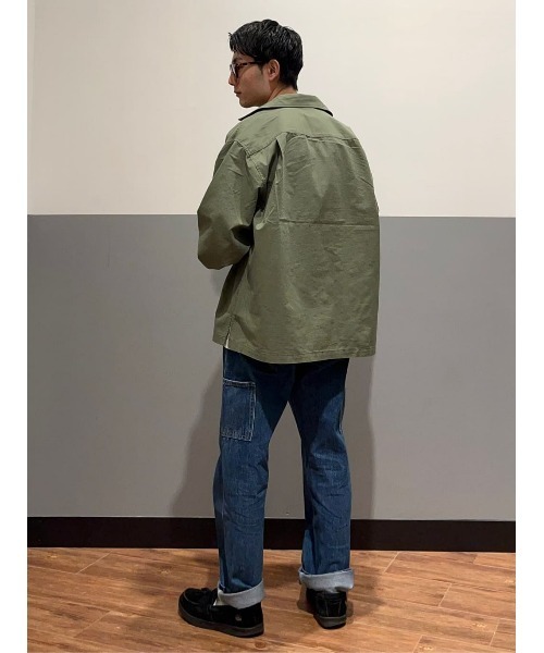 BACK NUMBER（バックナンバー）の「【BACK NUMBER】ミリタリーシャツ（シャツ/ブラウス・メンズ・ブラック/オフホワイト/オリーブ・M/L/XL）」の21枚目の写真