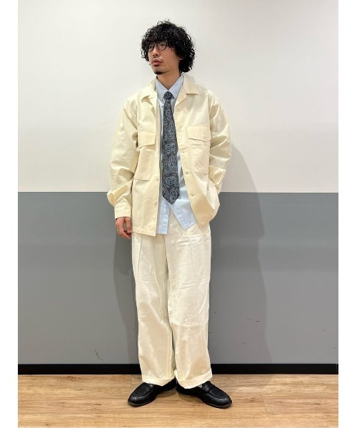 BACK NUMBER（バックナンバー）の「【BACK NUMBER】ミリタリーシャツ（シャツ/ブラウス・メンズ・ブラック/オフホワイト/オリーブ・M/L/XL）」の7枚目の写真