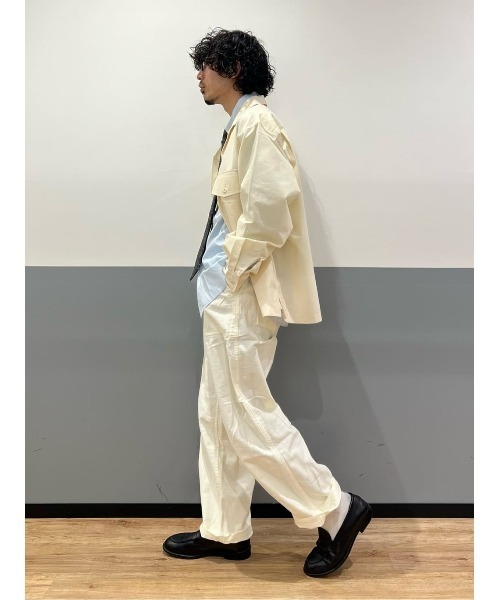 BACK NUMBER（バックナンバー）の「【BACK NUMBER】ミリタリーシャツ（シャツ/ブラウス・メンズ・ブラック/オフホワイト/オリーブ・M/L/XL）」の8枚目の写真