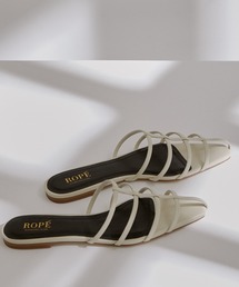 ROPE' | ナローストラップフラットミュール(サンダル)
