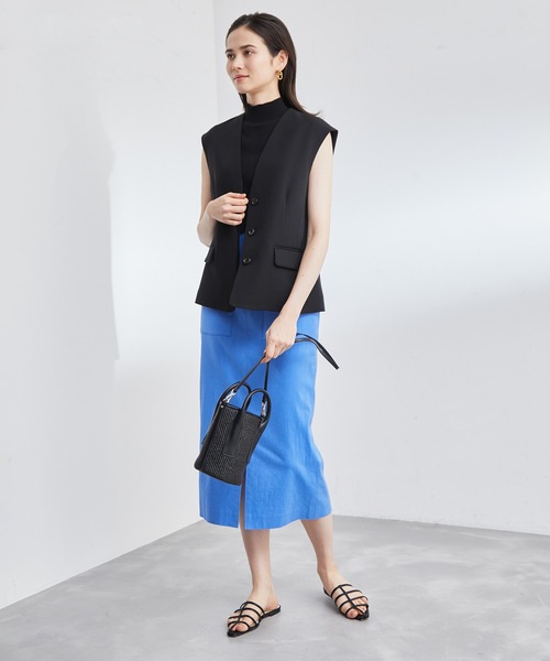 ROPE'（ロペ）の「ナローストラップフラットサンダル（サンダル・レディース・ブラック/オフホワイト・36.5/37.5/35.5）」の12枚目の写真