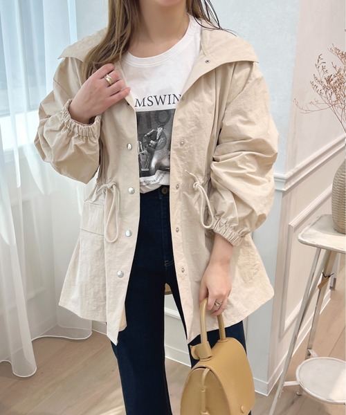 apres jour(アプレジュール)の「スノーパーカー【ZOZOTOWN限定アイテム】(ナイロンジャケット・レディース・ミント/ライトベージュ/オフホワイト・X-LARGE/フリー)」の15枚目の写真