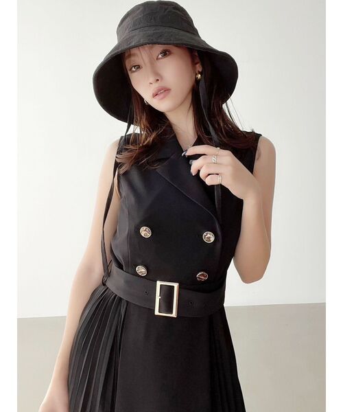 RESEXXY（リゼクシー）の「コットン混バケットハット（ハット・レディース・ブラック/アイボリー・FREE）」の20枚目の写真