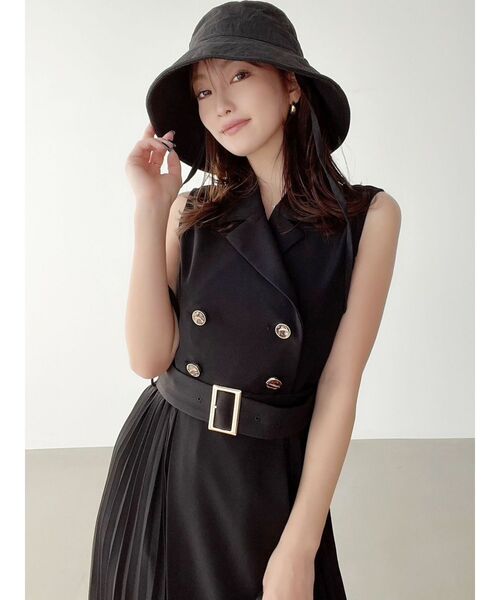 RESEXXY（リゼクシー）の「コットン混バケットハット（ハット・レディース・ブラック/アイボリー・FREE）」の21枚目の写真