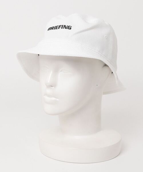 【ブリーフィングゴルフ】MENS SEERSUCKER HAT　Lサイズ BRIEFING（ブリーフィング）の「【ブリーフィングゴルフ】MENS