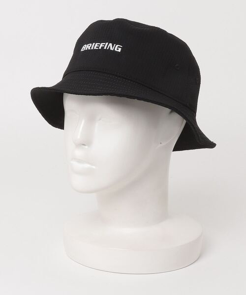 BRIEFING（ブリーフィング）の「【ブリーフィングゴルフ】MENS SEERSUCKER HAT（ハット・メンズ・グレー/ホワイト/ネイビー/ブラック・L/M）」の3枚目の写真