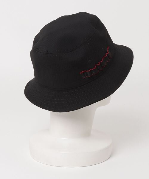 BRIEFING（ブリーフィング）の「【ブリーフィングゴルフ】MENS SEERSUCKER HAT（ハット・メンズ・グレー/ホワイト/ネイビー/ブラック・L/M）」の5枚目の写真