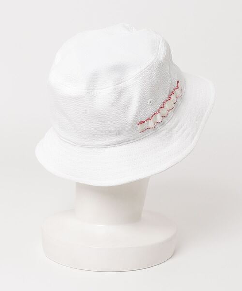 BRIEFING（ブリーフィング）の「【ブリーフィングゴルフ】MENS SEERSUCKER HAT（ハット・メンズ・グレー/ホワイト/ネイビー/ブラック・L/M）」の6枚目の写真