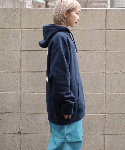 HUF（ハフ）の「HUF/ハフ HARDWARE P/O HOODIE フーディー（パーカー・メンズ・グリーン/ネイビー・M/L/XL）」の3枚目の写真