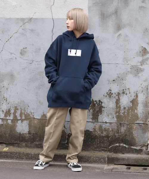 HUF（ハフ）の「HUF/ハフ HARDWARE P/O HOODIE フーディー（パーカー・メンズ・グリーン/ネイビー・M/L/XL）」の20枚目の写真