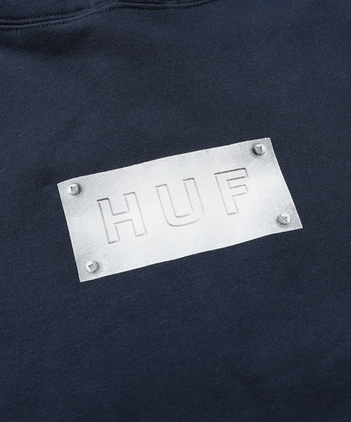 HUF（ハフ）の「HUF/ハフ HARDWARE P/O HOODIE フーディー（パーカー・メンズ・グリーン/ネイビー・M/L/XL）」の8枚目の写真