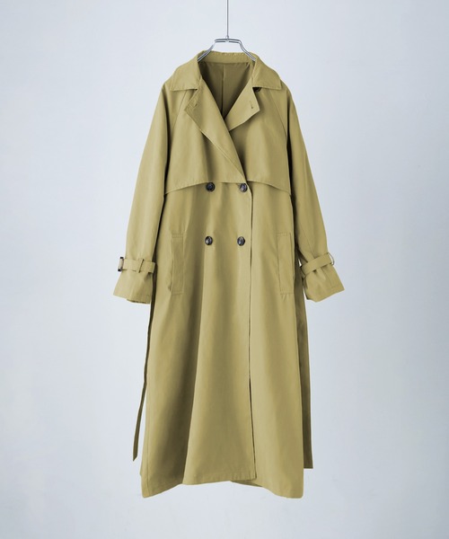 etoll.（エトル）の「ヨーク切替トレンチスプリングコート（トレンチコート・レディース・ベージュ/カーキ/サンドベージュ/マスタード・M/L）」の21枚目の写真