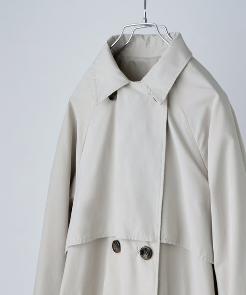 etoll.（エトル）の「ヨーク切替トレンチスプリングコート（トレンチコート・レディース・ベージュ/カーキ/サンドベージュ/マスタード・M/L）」の13枚目の写真