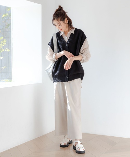 GLOBAL WORK（グローバルワーク）の「カノコ編み2WAYベスト/177539