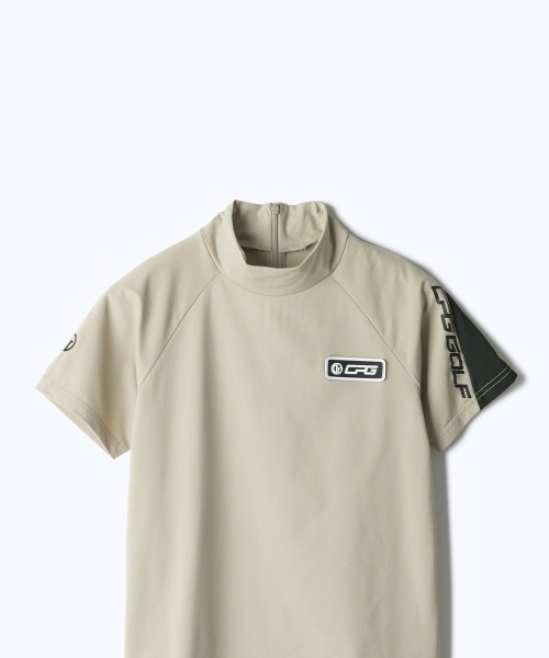 CPG GOLF（シーピージーゴルフ）の「ワンラインモックネックシャツ（T