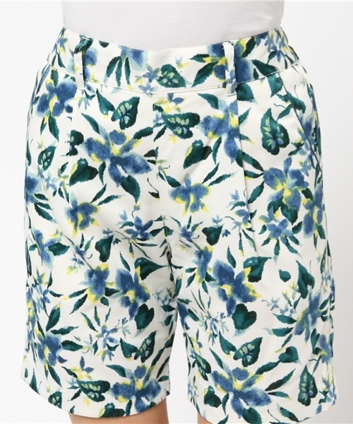 Parfum de Charmant Fleur（パルファムドゥシャルマンフルール）の「Parfum de Charmant Fleur/パルファムドゥシャルマンフルール/botanical pattern shorts2（ボタニカル柄ショートパンツ2)（その他パンツ・レディース・オフホワイト/ベージュ・FREE）」の7枚目の写真