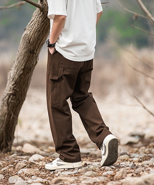 Ressaca(レサーカ)の「ワイドストレート ダブルニーペインターワークパンツ(その他パンツ・メンズ・ブラウン/オフホワイト/ブラック・S/M/L/XL)」の12枚目の写真