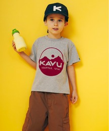 KAVU（カブー）の「KAVU/カブー  K's Circle Logo Tee/キッズサークルロゴティー（Tシャツ/カットソー）」