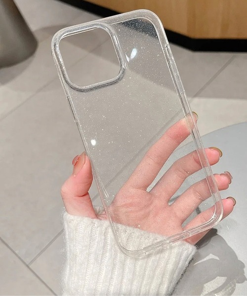 NOLITA LABORATORY（ノリータラボラトリー）の「【 NOLITA / ノリータ 】ラグジュアリー ラメ クリア アイフォンケース アイフォンカバー iPhone 15 / 15pro / 15proMax / 15plus / 16 / 16pro / 16proMax / 16plus / 7 / 8 / SE2 / SE3 / 11 / 12 / 13 / 14 / mini（スマホケース/カバー・レディース・クリア/クリアブラック・C/I/K/A/D/E/N/F/J/H/G/O/B/P/R/T/Q/U/V/iPhone 16/iPhone 16 Plus/iPhone 16 Pro/iPhone 16 Pro Max/iPhone 11/XR/iPhone 11 Pro/iPhone 12 Pro Max/iPhone 12/12 Pro/iPhone 13/iPhone 14 Pro Max/iPhone 15 Pro Max/iPhone 15/iPhone 15 Pro/iPhone 13 Pro/iPhone 14/iPhone 13 Pro Max/iPhone 14 Plus/iPhone 13 mini/iPhone 12 mini/iPhone Air/iPhone 17 Pro Max/iPhone 17 Pro/iPhone 17/iPhone 14 Pro/iPhone 7/8/SE(第2/第3世代)/iPhone 13/14/iPhone 15 Plus）」の11枚目の写真