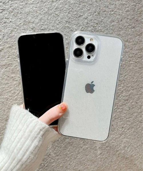 NOLITA LABORATORY（ノリータラボラトリー）の「【 NOLITA / ノリータ 】ラグジュアリー ラメ クリア アイフォンケース アイフォンカバー iPhone 15 / 15pro / 15proMax / 15plus / 16 / 16pro / 16proMax / 16plus / 7 / 8 / SE2 / SE3 / 11 / 12 / 13 / 14 / mini（スマホケース/カバー・レディース・クリア/クリアブラック・C/I/K/A/D/E/N/F/J/H/G/O/B/P/R/T/Q/U/V/iPhone 16/iPhone 16 Plus/iPhone 16 Pro/iPhone 16 Pro Max/iPhone 11/XR/iPhone 11 Pro/iPhone 12 Pro Max/iPhone 12/12 Pro/iPhone 13/iPhone 14 Pro Max/iPhone 15 Pro Max/iPhone 15/iPhone 15 Pro/iPhone 13 Pro/iPhone 14/iPhone 13 Pro Max/iPhone 14 Plus/iPhone 13 mini/iPhone 12 mini/iPhone Air/iPhone 17 Pro Max/iPhone 17 Pro/iPhone 17/iPhone 14 Pro/iPhone 7/8/SE(第2/第3世代)/iPhone 13/14/iPhone 15 Plus）」の5枚目の写真
