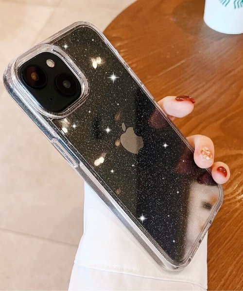 NOLITA LABORATORY（ノリータラボラトリー）の「【 NOLITA / ノリータ 】ラグジュアリー ラメ クリア アイフォンケース アイフォンカバー iPhone 15 / 15pro / 15proMax / 15plus / 16 / 16pro / 16proMax / 16plus / 7 / 8 / SE2 / SE3 / 11 / 12 / 13 / 14 / mini（スマホケース/カバー・レディース・クリア/クリアブラック・C/I/K/A/D/E/N/F/J/H/G/O/B/P/R/T/Q/U/V/iPhone 16/iPhone 16 Plus/iPhone 16 Pro/iPhone 16 Pro Max/iPhone 11/XR/iPhone 11 Pro/iPhone 12 Pro Max/iPhone 12/12 Pro/iPhone 13/iPhone 14 Pro Max/iPhone 15 Pro Max/iPhone 15/iPhone 15 Pro/iPhone 13 Pro/iPhone 14/iPhone 13 Pro Max/iPhone 14 Plus/iPhone 13 mini/iPhone 12 mini/iPhone Air/iPhone 17 Pro Max/iPhone 17 Pro/iPhone 17/iPhone 14 Pro/iPhone 7/8/SE(第2/第3世代)/iPhone 13/14/iPhone 15 Plus）」の3枚目の写真