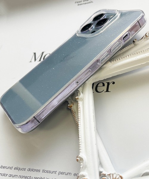 NOLITA LABORATORY（ノリータラボラトリー）の「【 NOLITA / ノリータ 】ラグジュアリー ラメ クリア アイフォンケース アイフォンカバー iPhone 15 / 15pro / 15proMax / 15plus / 16 / 16pro / 16proMax / 16plus / 7 / 8 / SE2 / SE3 / 11 / 12 / 13 / 14 / mini（スマホケース/カバー・レディース・クリア/クリアブラック・C/I/K/A/D/E/N/F/J/H/G/O/B/P/R/T/Q/U/V/iPhone 16/iPhone 16 Plus/iPhone 16 Pro/iPhone 16 Pro Max/iPhone 11/XR/iPhone 11 Pro/iPhone 12 Pro Max/iPhone 12/12 Pro/iPhone 13/iPhone 14 Pro Max/iPhone 15 Pro Max/iPhone 15/iPhone 15 Pro/iPhone 13 Pro/iPhone 14/iPhone 13 Pro Max/iPhone 14 Plus/iPhone 13 mini/iPhone 12 mini/iPhone Air/iPhone 17 Pro Max/iPhone 17 Pro/iPhone 17/iPhone 14 Pro/iPhone 7/8/SE(第2/第3世代)/iPhone 13/14/iPhone 15 Plus）」の19枚目の写真