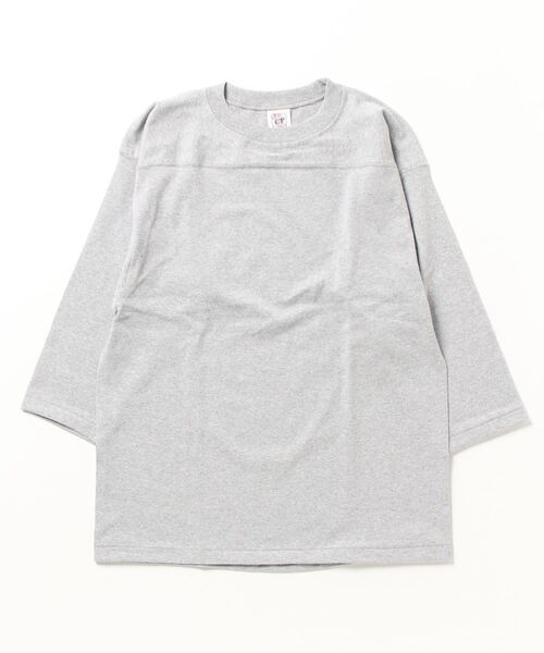 Mag.(マグ)の「【CROSS&STITCH】OPENEND FOOTBALL TEE SHIRTS オープンエンドベースボールTシャツ(Tシャツ/カットソー・メンズ・ヘザーグレー/ホワイト/ブラック・LARGE/MEDIUM)」の8枚目の写真