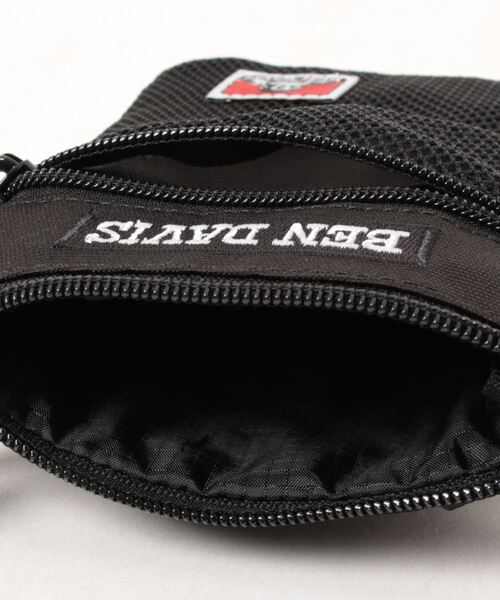 BEN DAVIS(ベンデイビス)の「《BEN DAVIS》MESH MINI BAG(ショルダーバッグ・メンズ・ブラック×ホワイト/ブラック×レッド/ブラック×グリーン・FREE)」の6枚目の写真