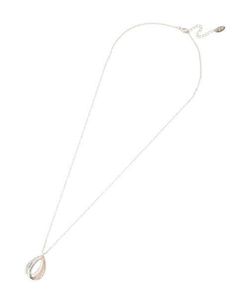 ROPE' PICNIC(ロペピクニック)の「コンビカラードロップモチーフトップペンダント(ネックレス・レディース・シルバー系その他/ゴールド系その他・FREE)」の4枚目の写真
