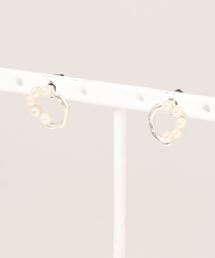 Abahouse Devinette | 【IROLIER】おねんどパールリングピアス(ピアス（両耳用）)