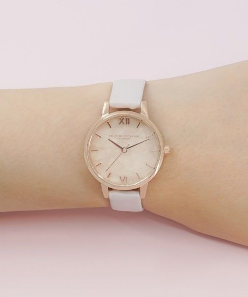 【美品】オリビアバートン　腕時計　ローズクォーツ ブロッサム ＆ ローズゴールド 美品】オリビアバートン 腕時計 ローズクォーツ ブロッサム