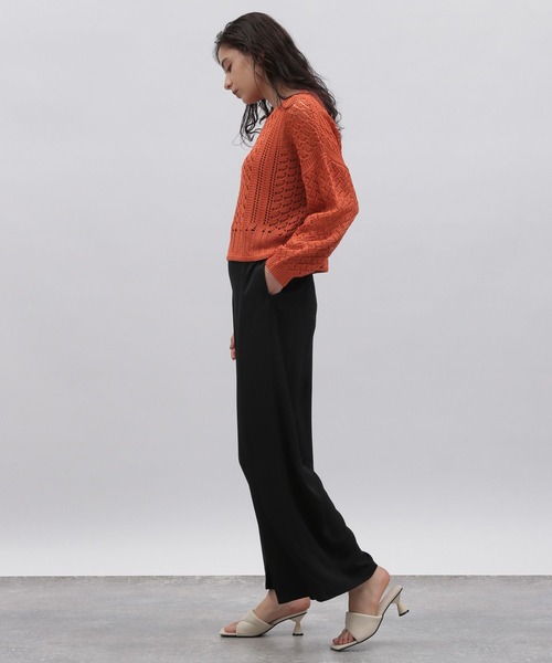 LAKOLE（ラコレ）の「クロシェニットプルオーバー / 188276（ニット