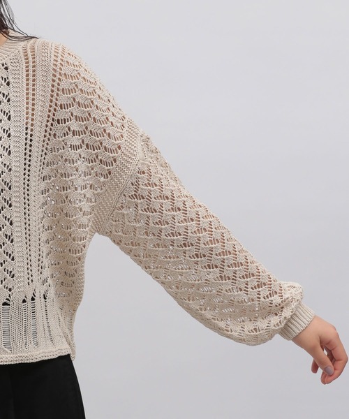 alors クロシェニット LAKOLE（ラコレ）の「クロシェニットプルオーバー / 188276（ニット
