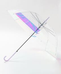 SMILE ORCHID（スマイルオーキッド）の「ジャンプ式ビニール傘オーロラビニール（長傘・レディース）」