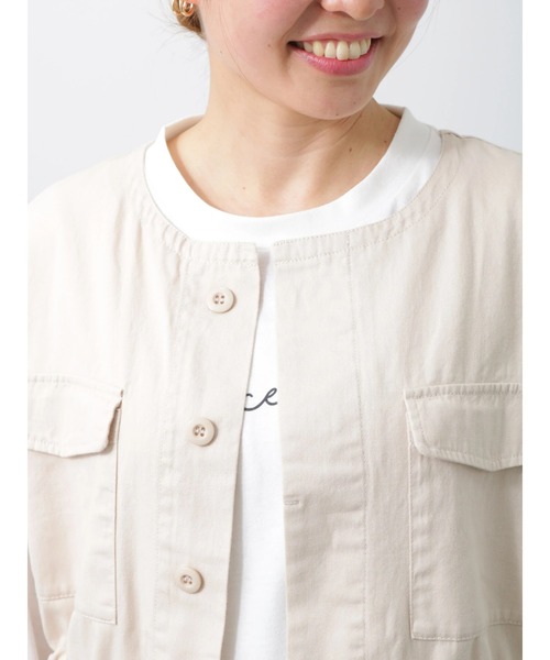 Lugnoncure（ルノンキュール）の「ミリタリーベスト（ベスト・レディース・カーキ/ベージュ・ﾌﾘ-）」の17枚目の写真