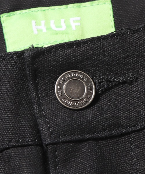 HUF(ハフ)の「HUF/ハフ WORKMAN CANVAS SHORT クラウンロゴ ショートパンツ ハーフパンツ ワークパンツ(その他パンツ・メンズ・ネイビー/ブラック・34/30/32)」の7枚目の写真