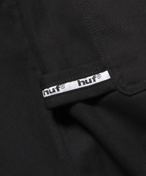 HUF(ハフ)の「HUF/ハフ WORKMAN CANVAS SHORT クラウンロゴ ショートパンツ ハーフパンツ ワークパンツ(その他パンツ・メンズ・ネイビー/ブラック・34/30/32)」の11枚目の写真