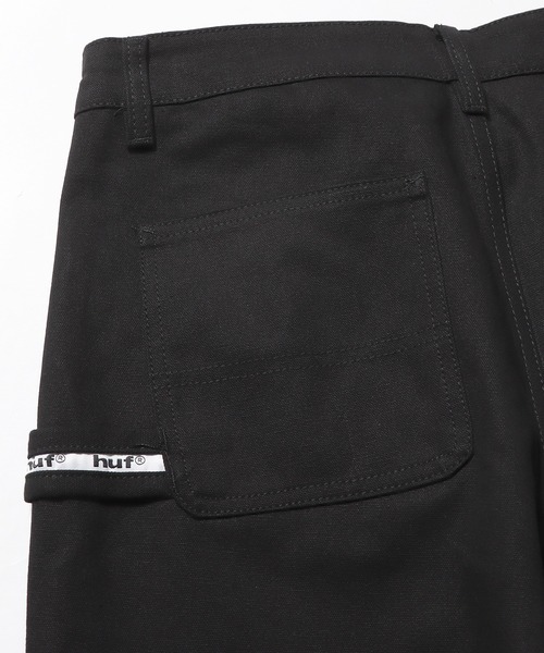 HUF(ハフ)の「HUF/ハフ WORKMAN CANVAS SHORT クラウンロゴ ショートパンツ ハーフパンツ ワークパンツ(その他パンツ・メンズ・ネイビー/ブラック・34/30/32)」の12枚目の写真