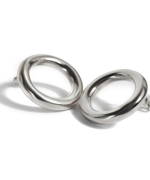 Ops.（オプス）の「ピアス 大きめ シルバー925 金属アレルギー対応【AUREOLA アウレオラ】 18kゴールド仕上げ（ピアス（両耳用）・レディース・イエローゴールド/シルバー・ONE SIZE）」の20枚目の写真