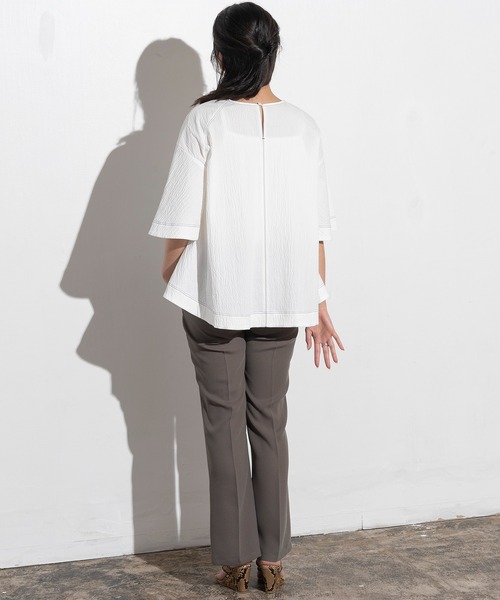 EUCLAID（エウクレイド）の「ジョーゼットフレアパンツ（その他パンツ・レディース・カーキ/ブラック/ブルー・36/40/38）」の11枚目の写真