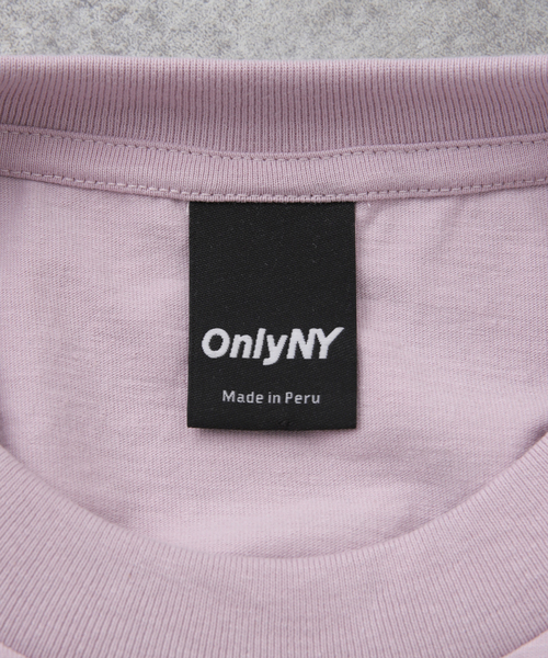 ONLY NY（オンリーニューヨーク）の「【ONLY NY / オンリーニューヨーク】BLOCK LOGO T-SHIRT（Tシャツ/カットソー・メンズ・ホワイト/パープル・MEDIUM/LARGE/X-LARGE）」の14枚目の写真