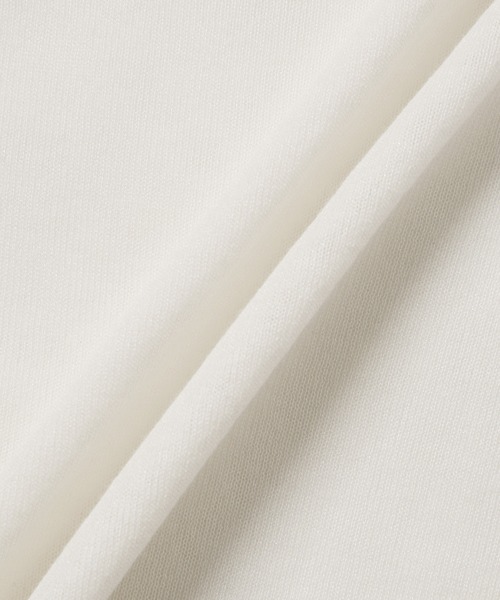 ADAM ET ROPE'（アダムエロペ）の「シアーニットTEE（Tシャツ/カットソー・レディース・ブラック/オフホワイト/サックスブルー・FREE）」の15枚目の写真