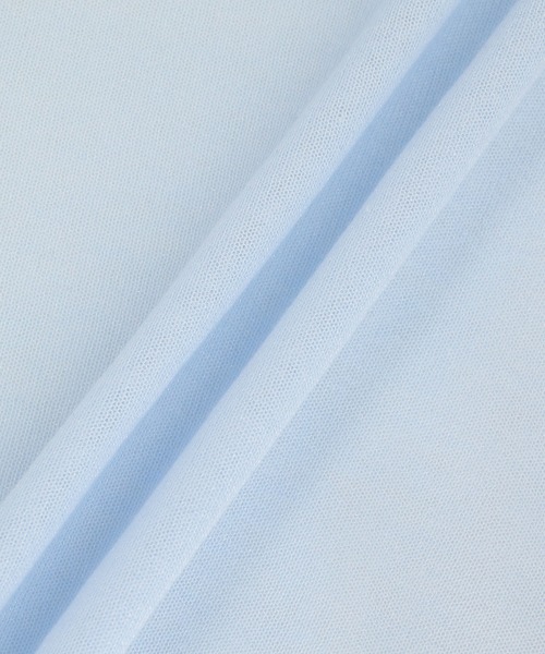 ADAM ET ROPE'（アダムエロペ）の「シアーニットTEE（Tシャツ/カットソー・レディース・ブラック/オフホワイト/サックスブルー・FREE）」の12枚目の写真