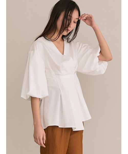 TONAL（トーナル）の「タックカシュクールチュニック（シャツ