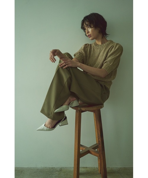 Abor(アボア)の「【Abor】リネンライクミックスヤーンニットプルオーバー(ニット/セーター・レディース・ホワイト/ベージュ/ブラック・FREE)」の12枚目の写真