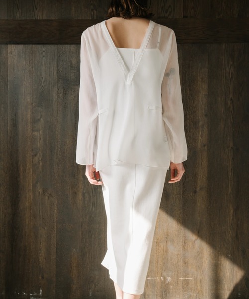 ワンピース square neckline cup in cami OP WILLFULLY（ウィルフリー）の「square neckline cami OP