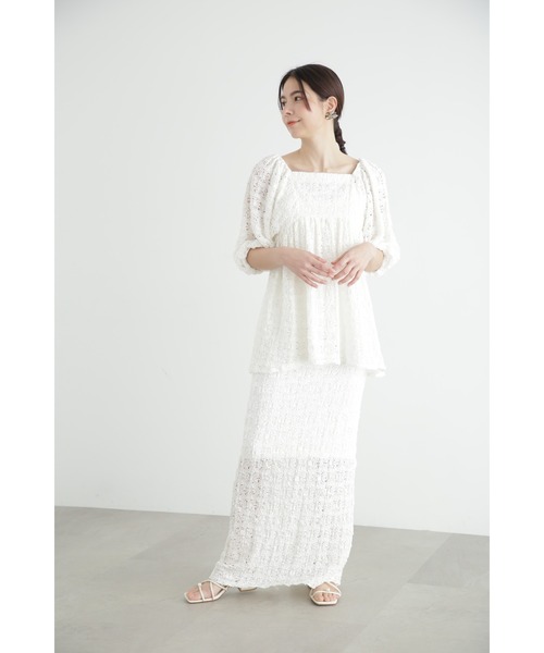 JILL STUART(ジルスチュアート)の「◆シュリンクジャージートップス(Tシャツ/カットソー・レディース・ブラック/ホワイト/ブルー・FREE)」の16枚目の写真